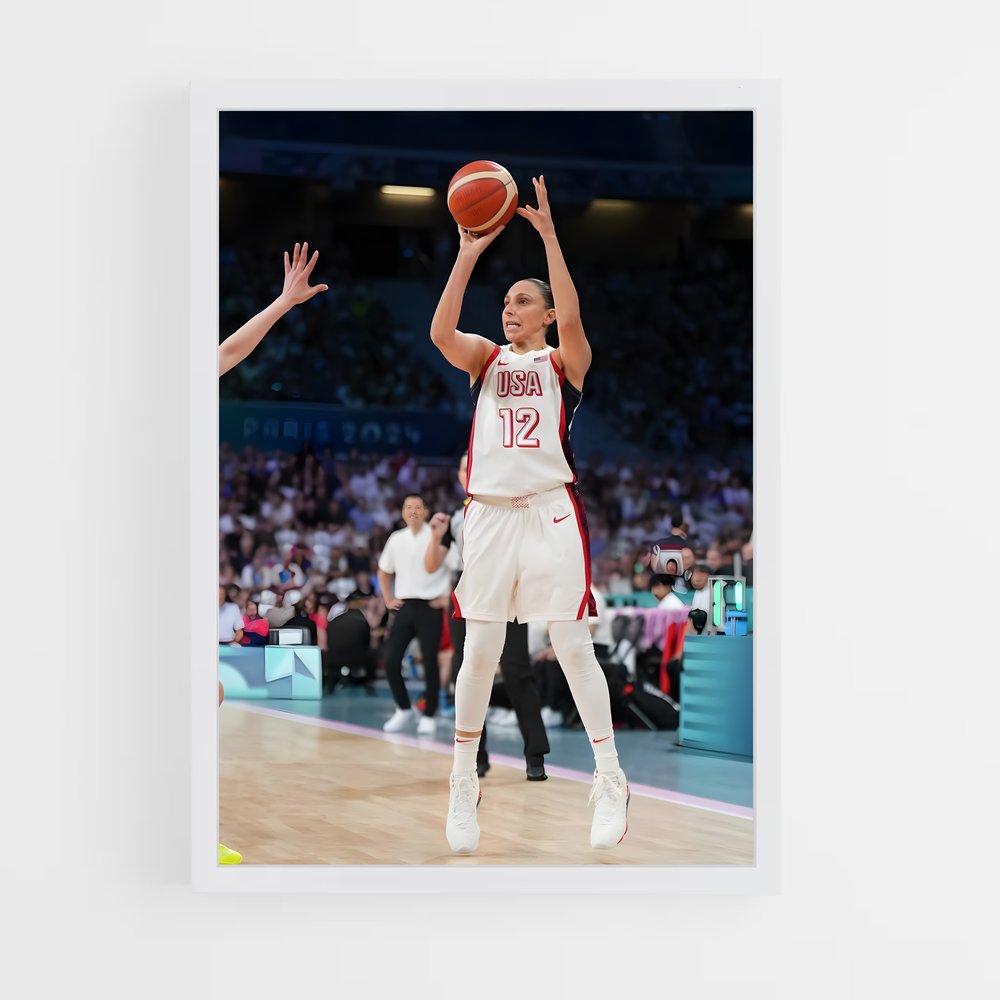 Poster Diana de taurasi – affiche Basketball (vue 3)